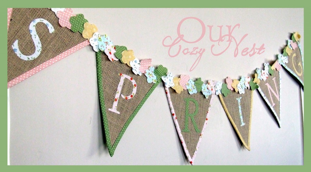 spring bunting garland