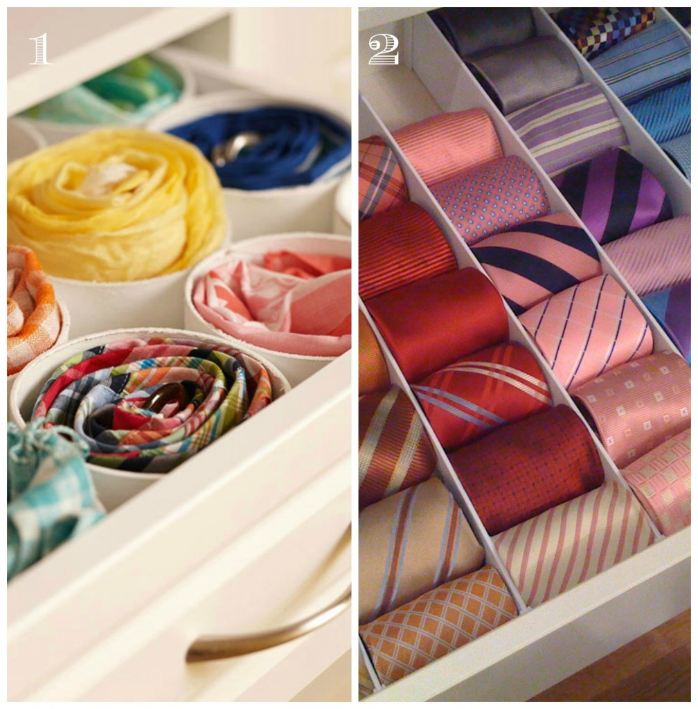 tie organization in drawers