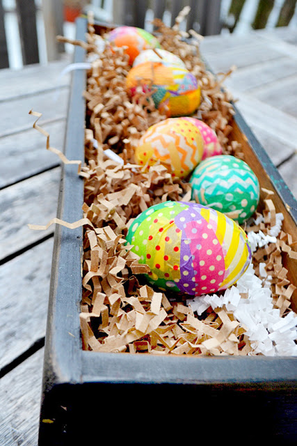 washi easter eggs