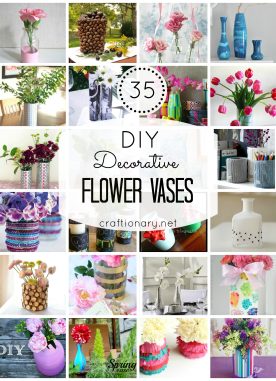 35 DIY Flower Vases (Creative tutorials)