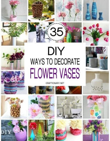 35 Creative DIY Flower Vases with Tutorials to Make Them