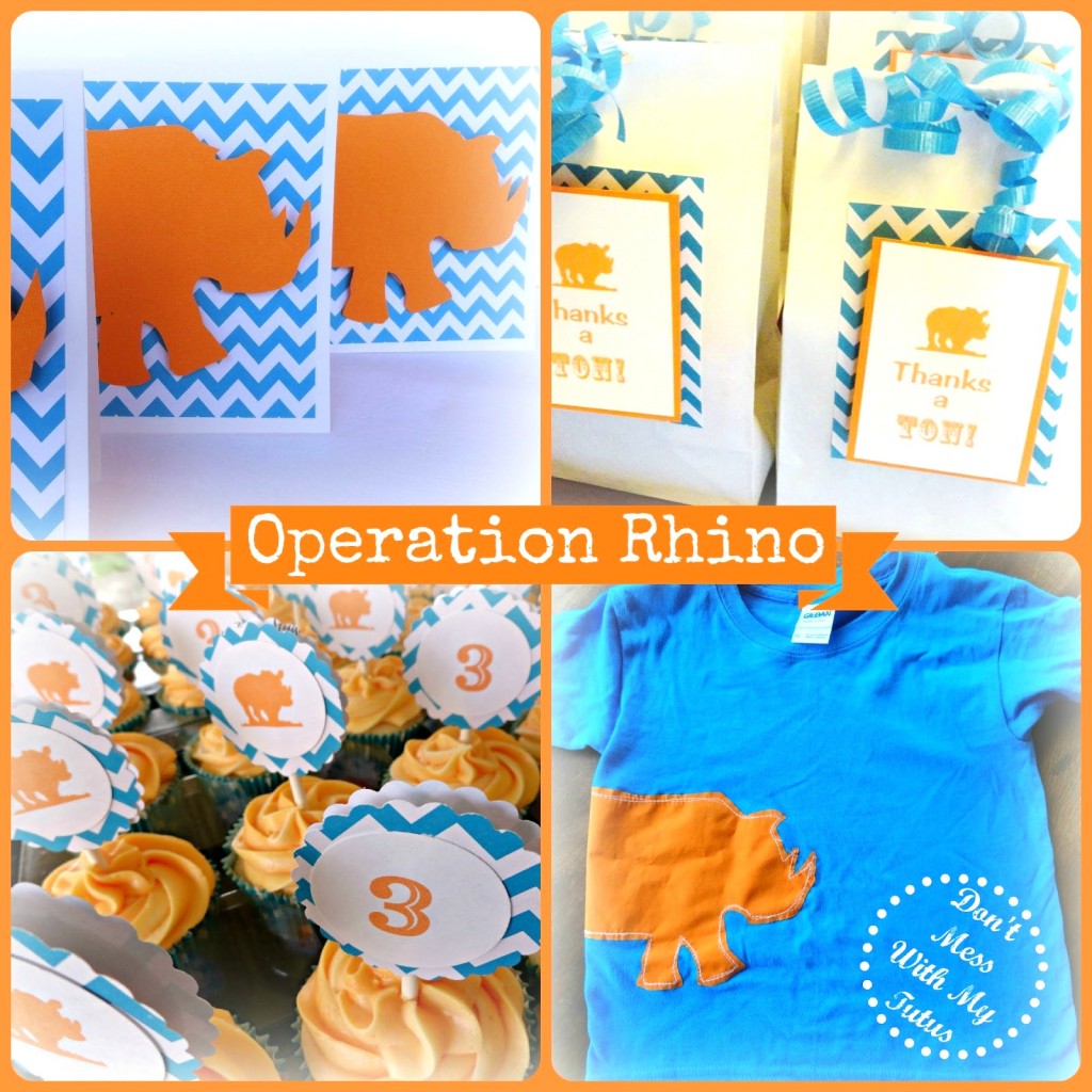 operation rhino party theme