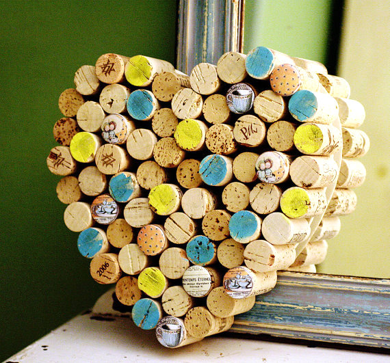 wine cork letters