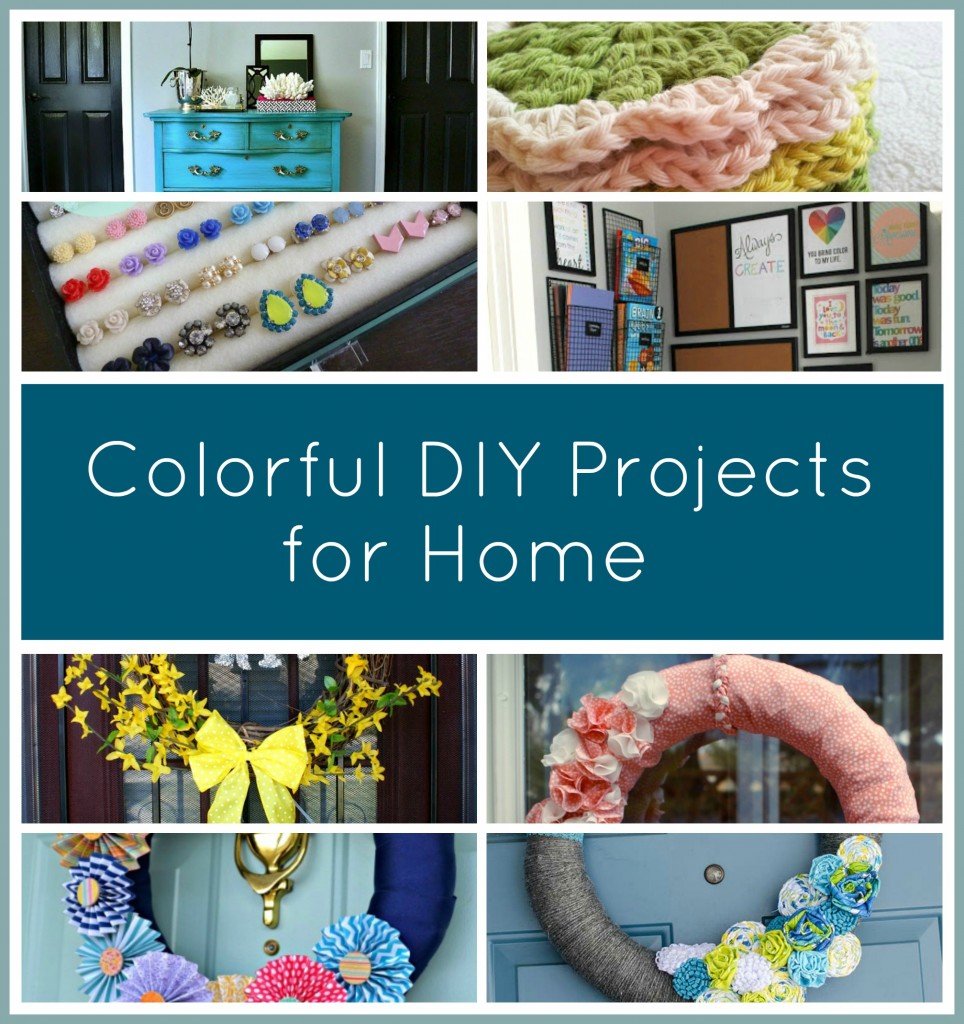 colorful DIY projects for home