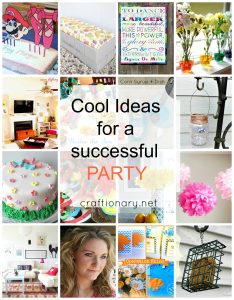cool ideas for successful party