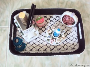 crochet DIY tray