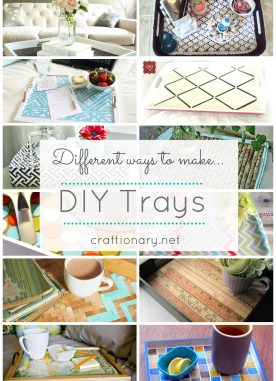 15 Decorative DIY trays for home (tutorials)