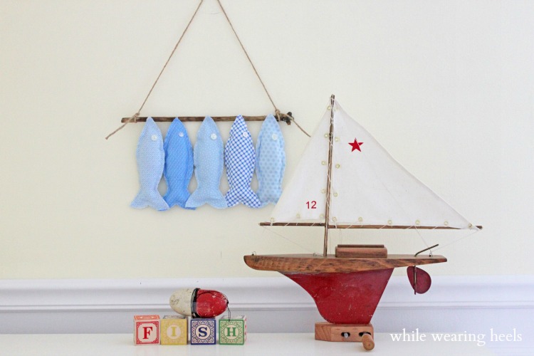 diy fish mobile