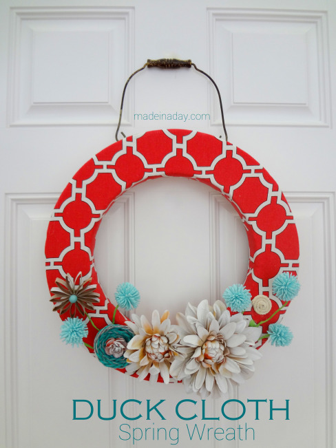 duck spring wreath