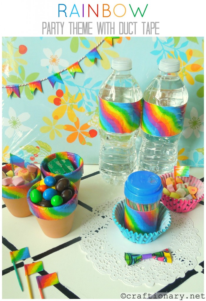 rainbow themed party