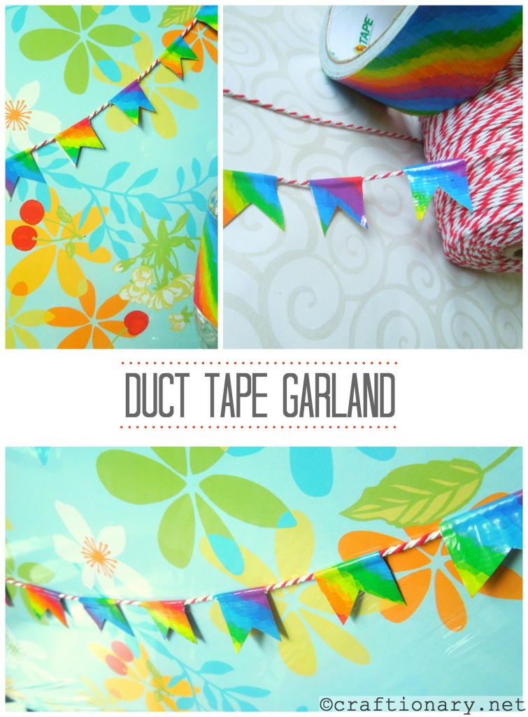 duct tape garland