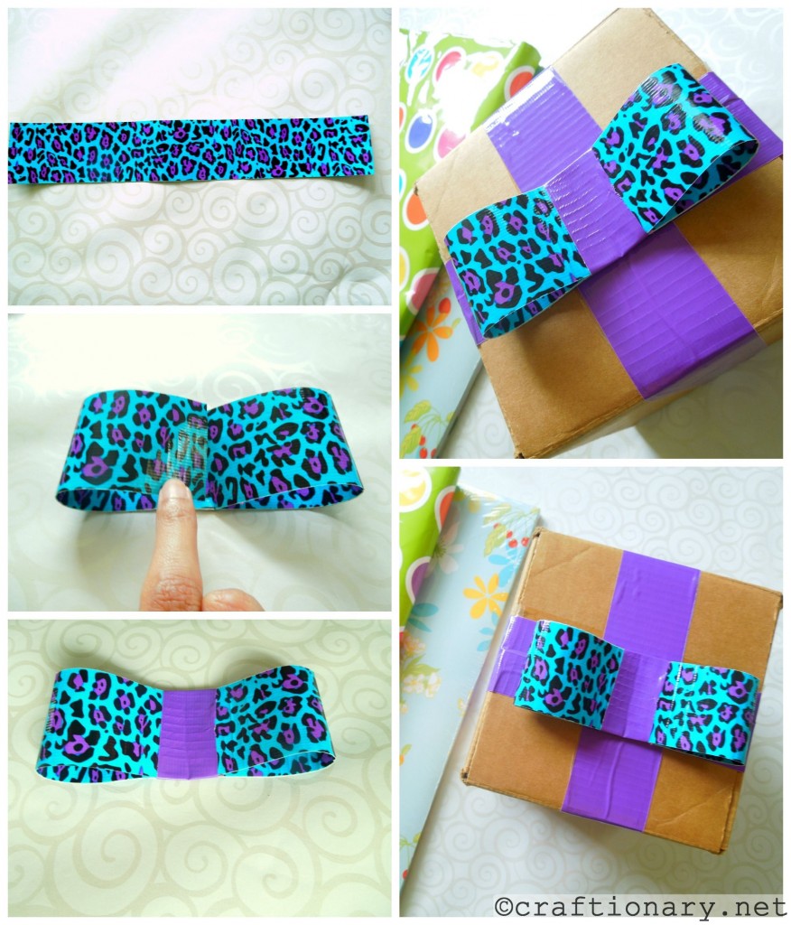 duct tape gift wrapping
