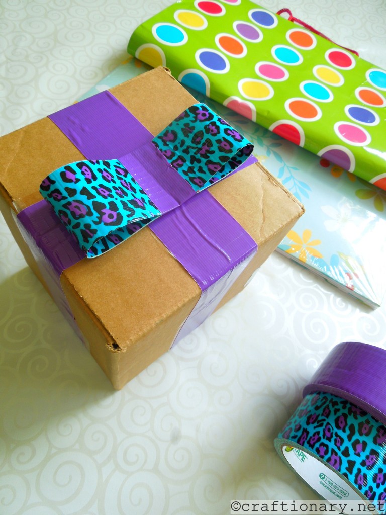 DIY Duct Tape Gift Wrap - The Sweetest Occasion