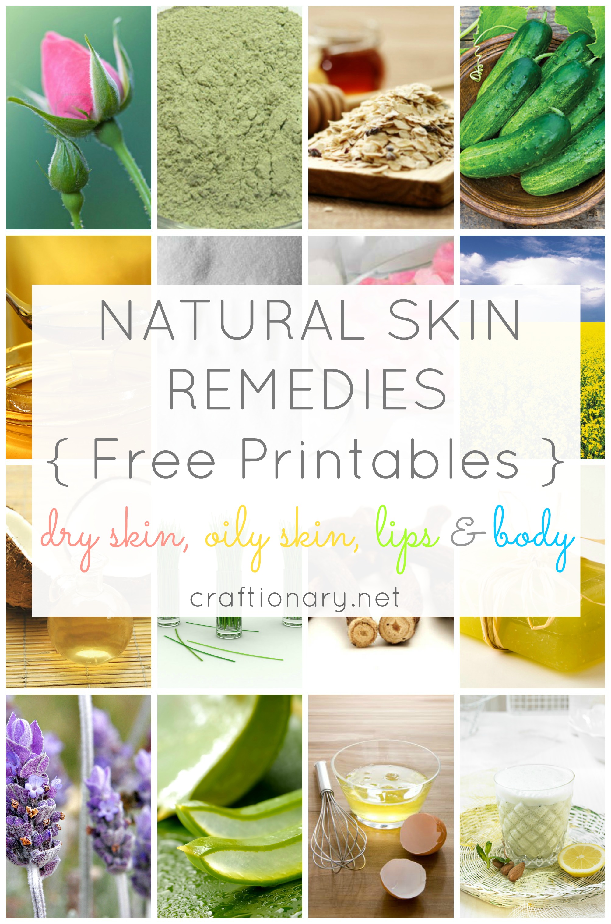 Natural skin remedies- Dry, Oily, Body & Lips (FREE  
