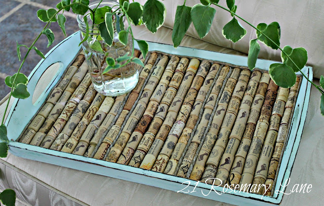 wine cork tray tutorial