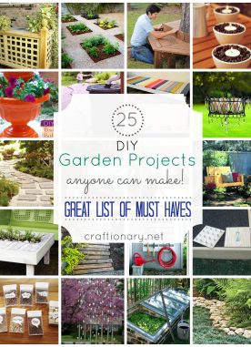 25 DIY Garden Projects Anyone Can Make