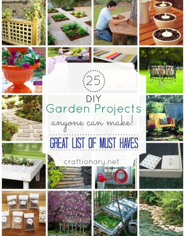 25 DIY Garden Projects Anyone Can Make