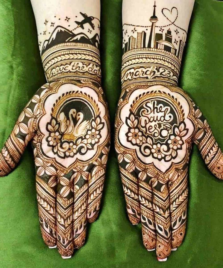 Top more than 193 stylish mehndi front hand latest