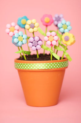 cake pops flower pop