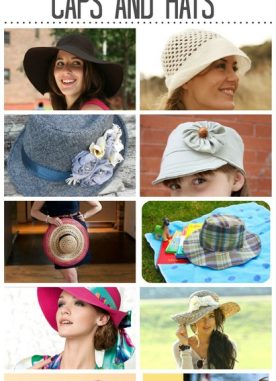 12 Caps Hats for women DIY with style