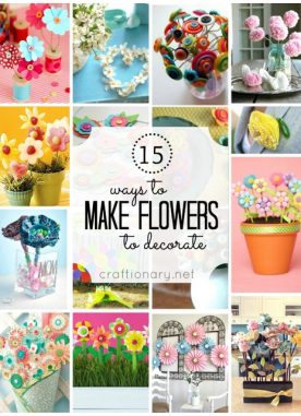 15 Mothers day flowers (Making decorative flowers)
