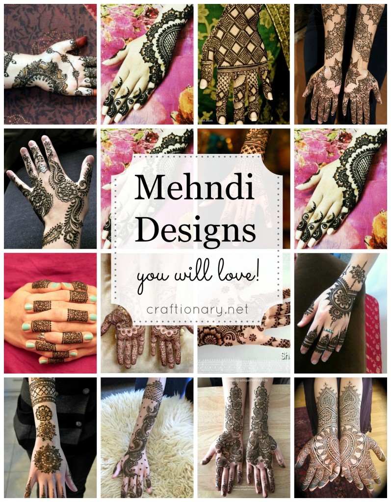 100 Mehndi Designs Easy and Simple for Brides and Party - Craftionary