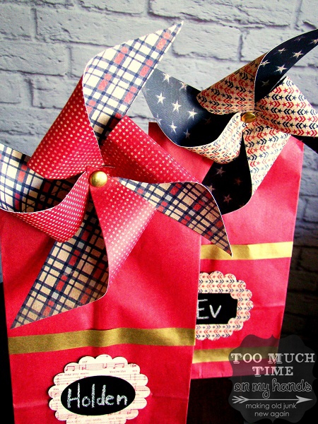 patriotic kids treat bags