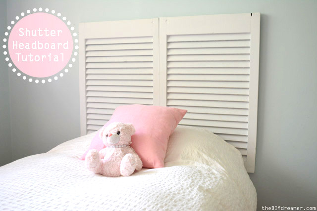 shutter headboard tutorial