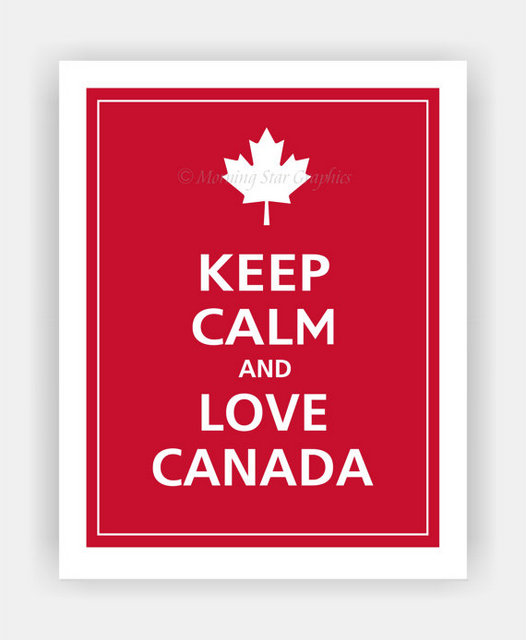 canada love printable