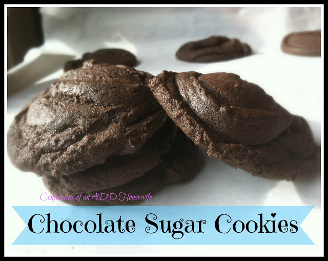 chocolate sugar cookies