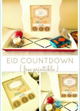 Eid Countdown (Ramadan Free Printable)