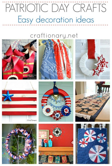 Easy Patriotic Day Crafts