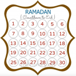 Ramadan Calendar Free Printable Countdown - Craftionary