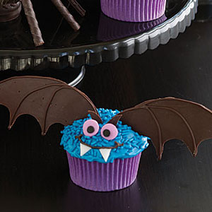 Bat cupcakes