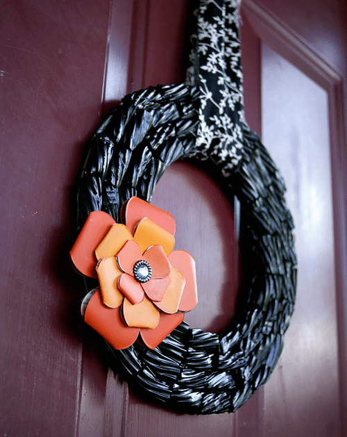 licorice wreath tutorial