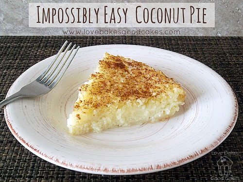 easy coconut pie
