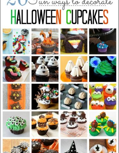 20 Creative and easy Halloween cupcakes ideas