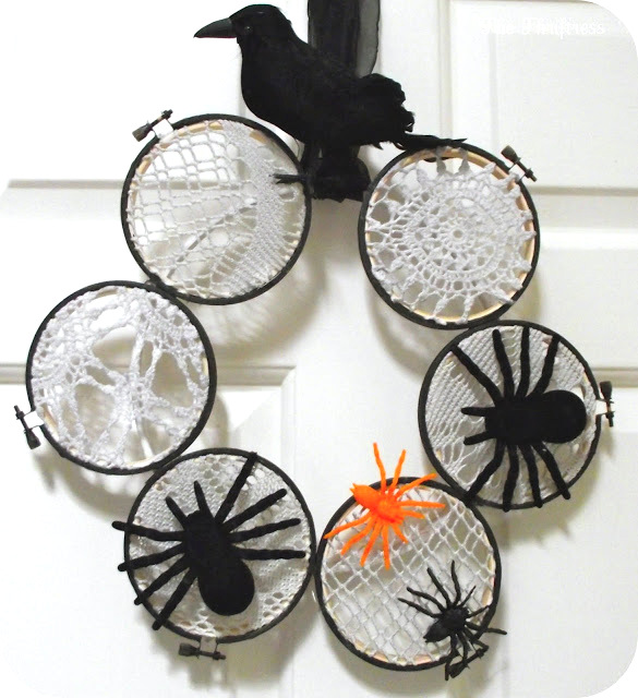 spider web wreath tutorial