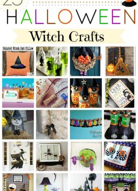25 DIY Witch Halloween Crafts and DIY Witch ideas