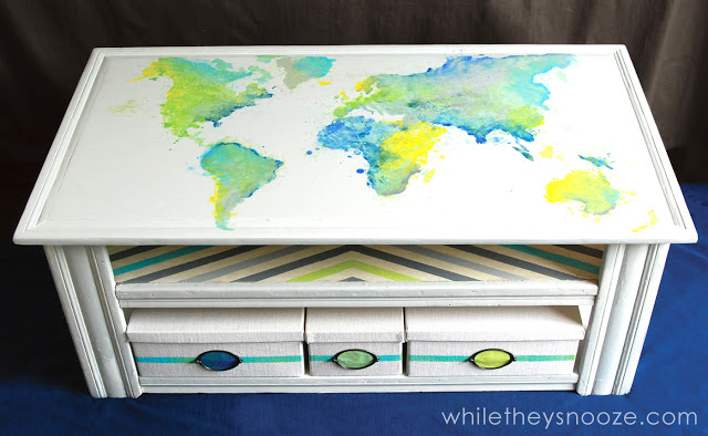 DIY map table