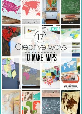 17 Creative DIY Map tutorials