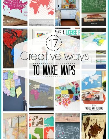 Creative DIY Map Tutorials: 17 Fun and Stylish Map Craft Ideas