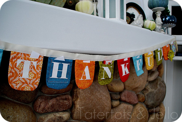 Thanksgiving countdown bunting