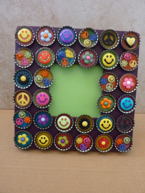 bottle cap frame