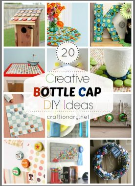 20 Creative Bottle Cap Ideas (Recycle Crafts)