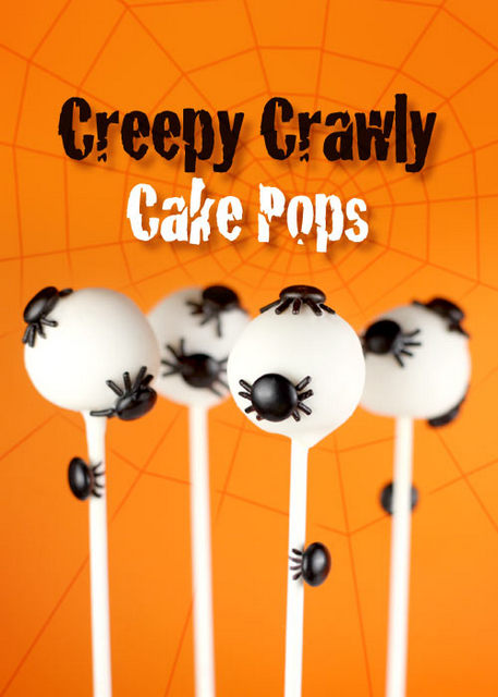 creepy crawly cake pops