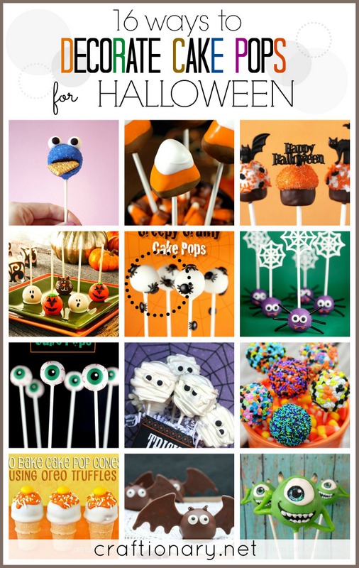 Halloween cake pops cookie pops