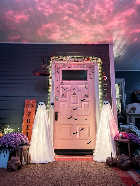 halloween ghost porch decoration