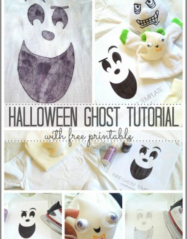 Easy Boys Costume with Free Ghost Template