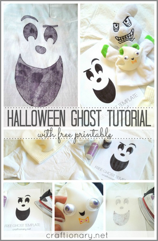 happy halloween ghost printable